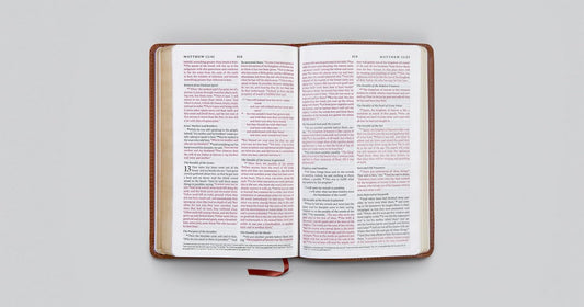 ESV Thinline Bible, Red Letter (Full Grain Leather, Deep Brown)