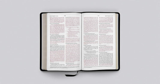ESV Thinline Bible, Red Letter (Genuine Leather, Black)